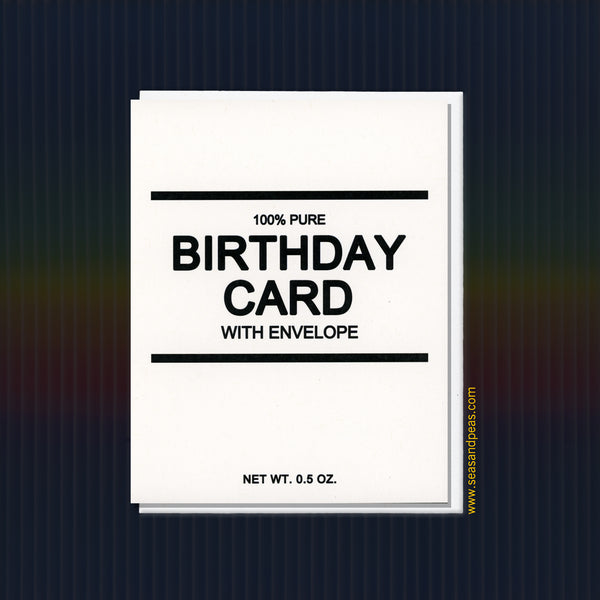 Generic Birthday Card - Seas and Peas