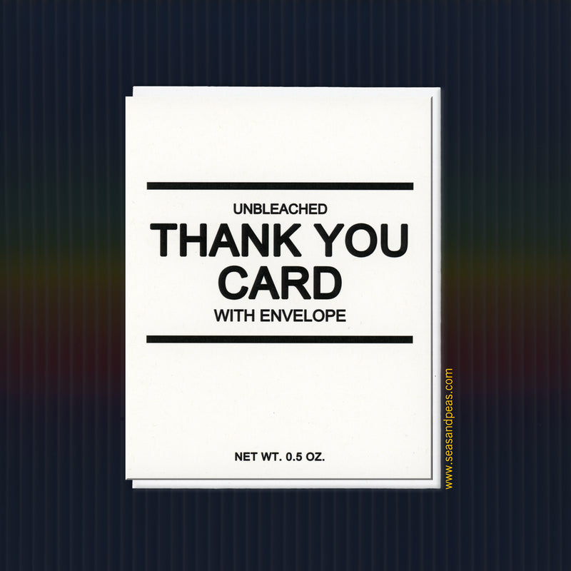 Generic Thank You Card - Seas and Peas