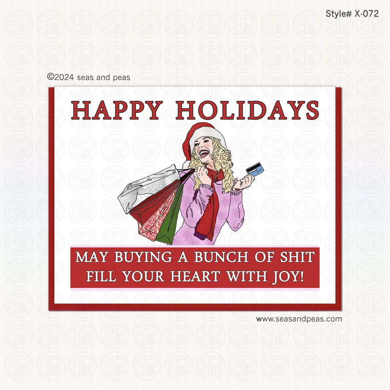 Buying Sh*t Christmas Card - Mature