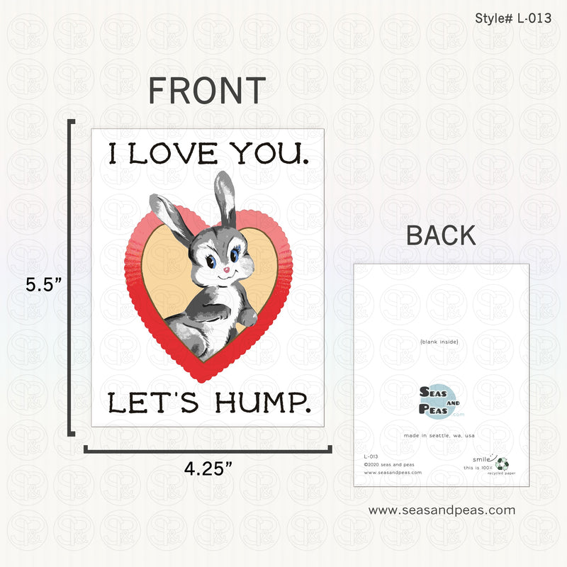 Let's Hump Love Card - Mature