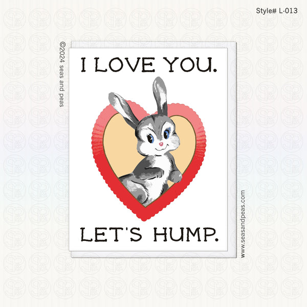 Let's Hump Love Card - Mature