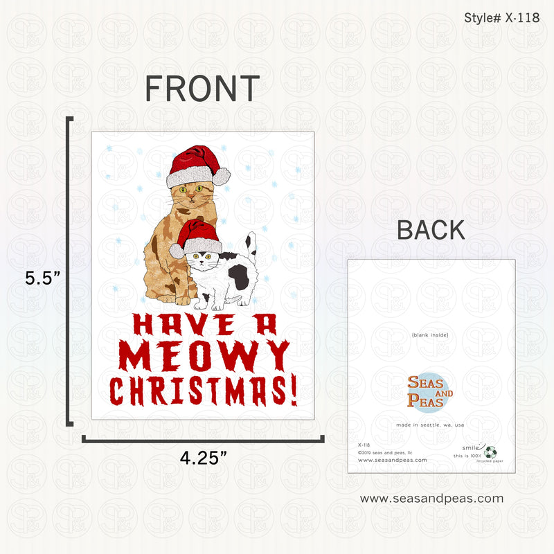 Have A Meowy Christmas Card