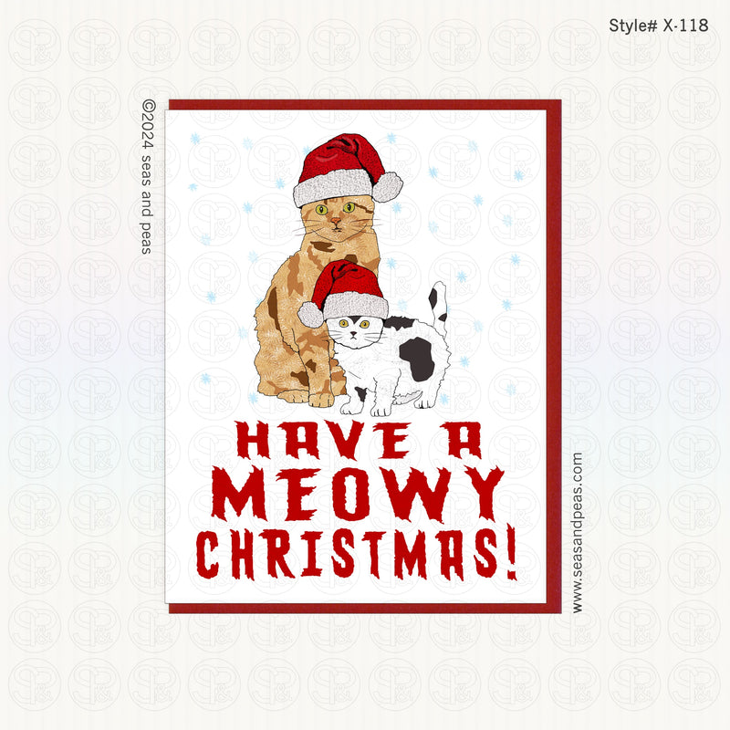 Have A Meowy Christmas Card