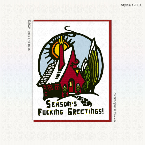 "Season's Effing Greetings!" Christmas Card