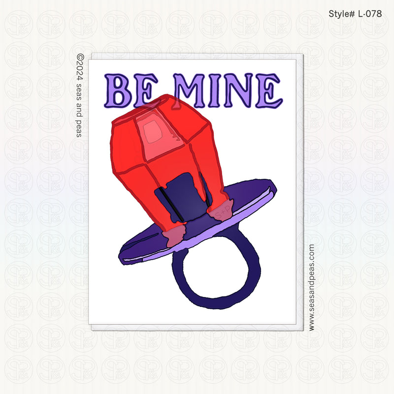 Candy Ring Valentine Love Card
