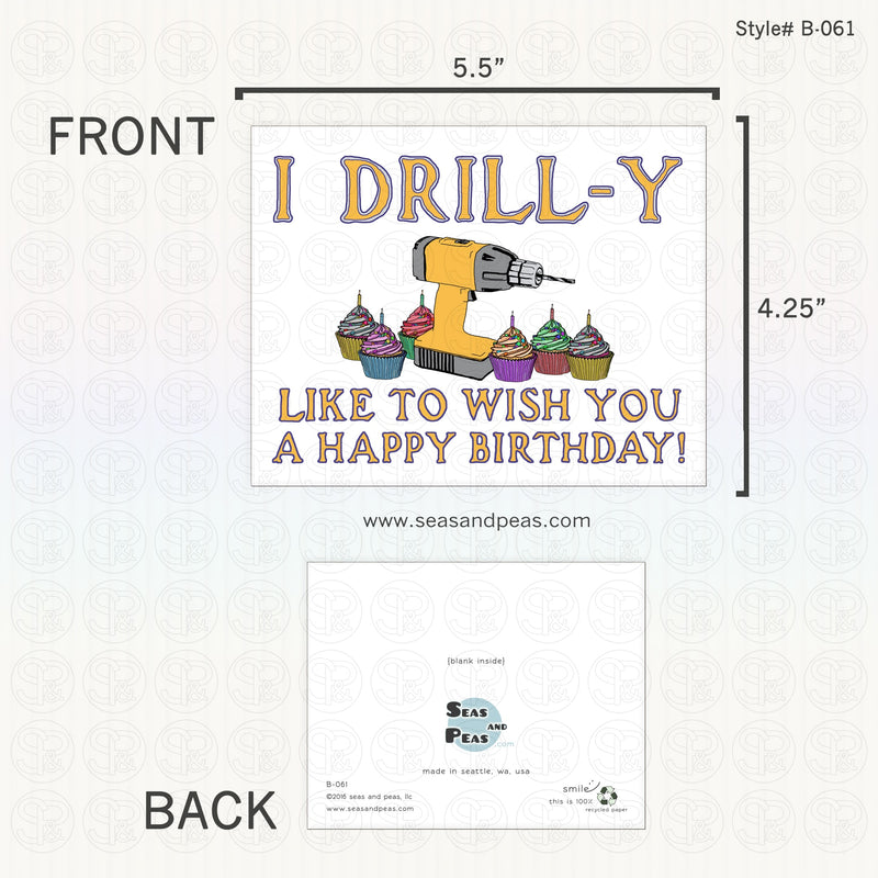 Drill Birthday Card