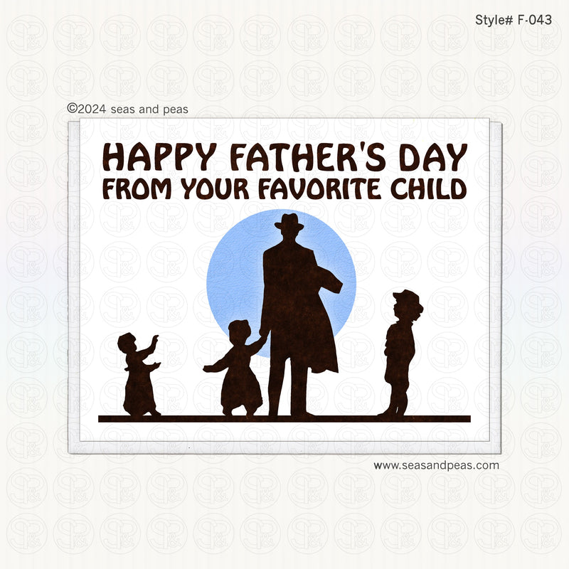 Favorite Child Father's Day Card