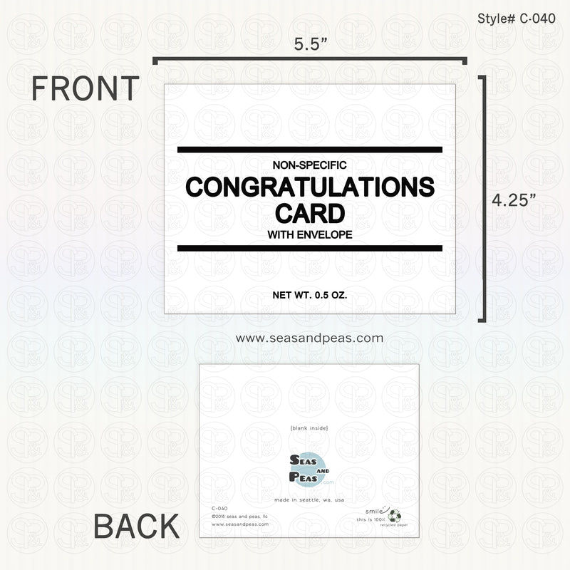 Generic Congratulations Card