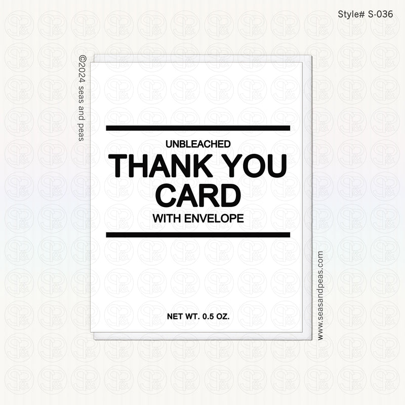 Generic Thank You Card