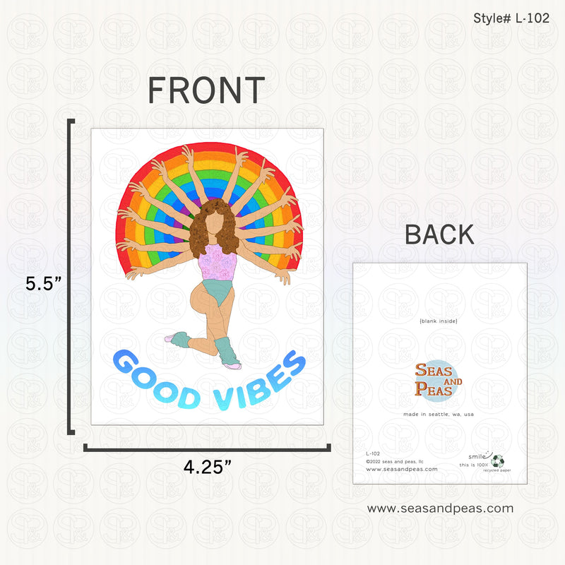 "Good Vibes" Good Luck Card