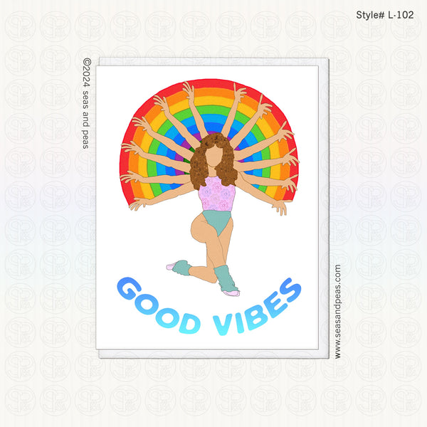 "Good Vibes" Good Luck Card