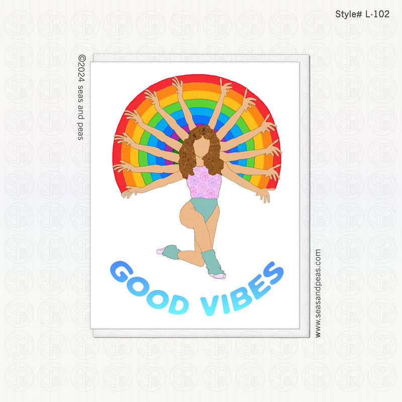 "Good Vibes" Good Luck Card