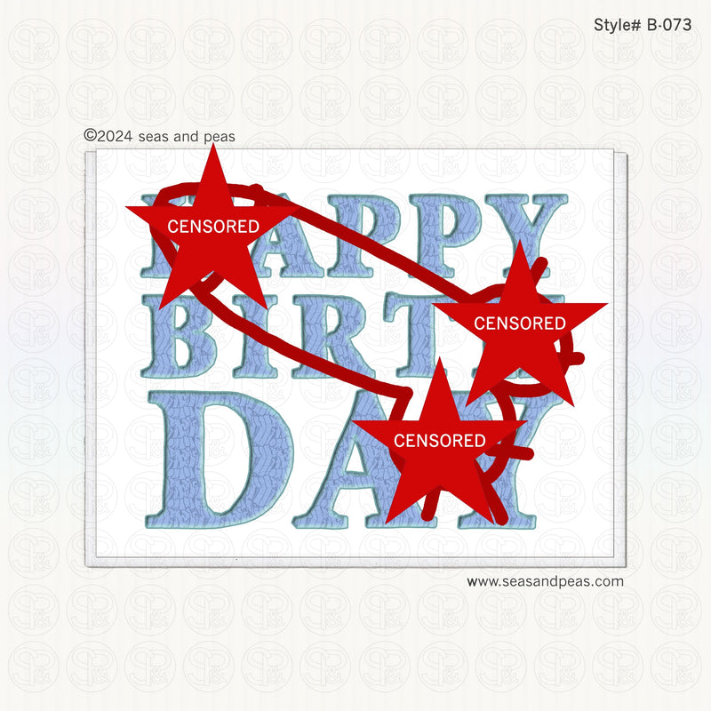 Defaced Birthday Card - Mature