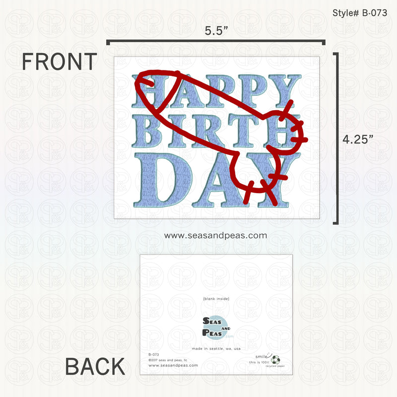 Defaced Birthday Card - Mature