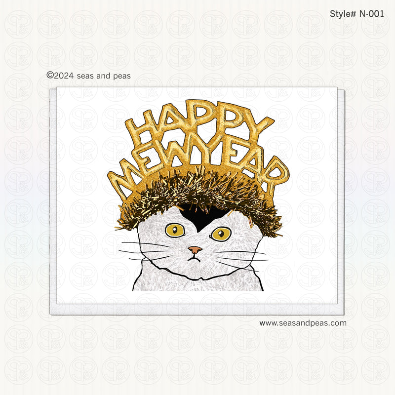 Happy Mew Year New Year Card