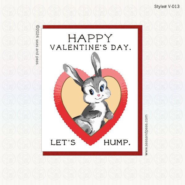 Let's Hump Valentine Card