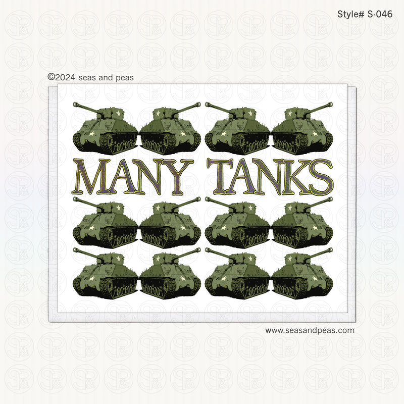 Many Tanks Thank You Card