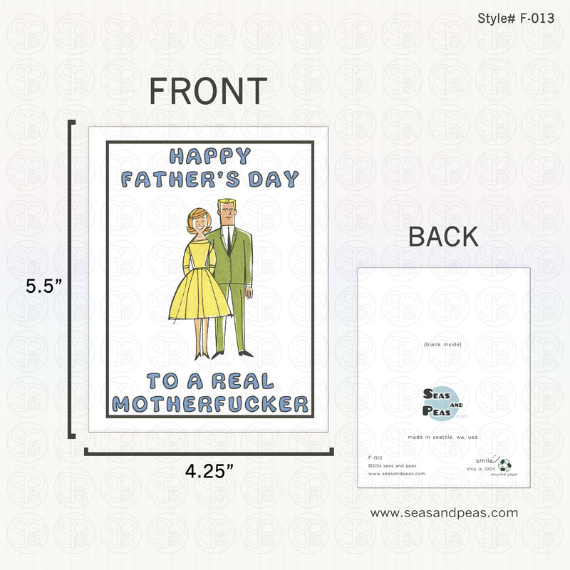 Real Mofo Father's Day Card - Mature