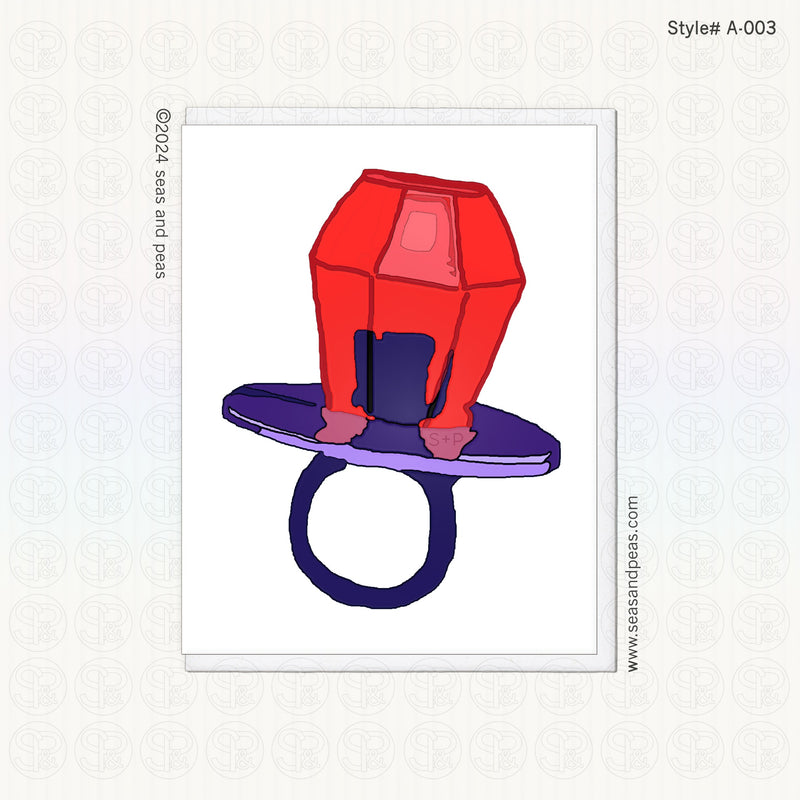 Candy Ring All-Occasion Greeting Card