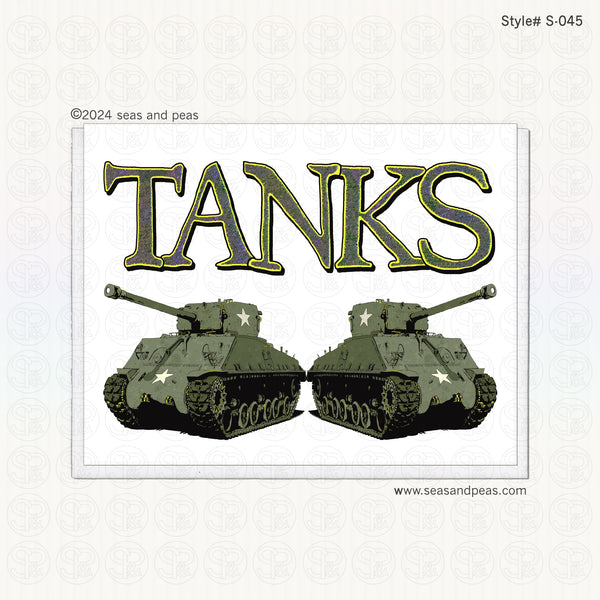 Tanks Thank You Card