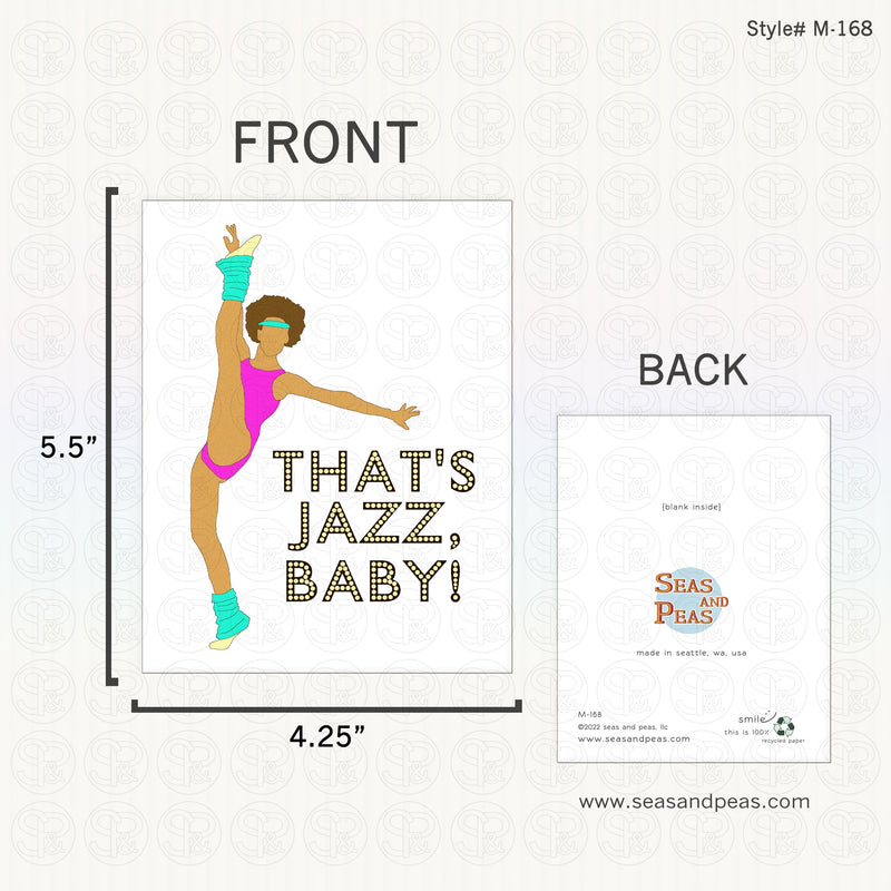 "That's Jazz, Baby!" All Occasion Card