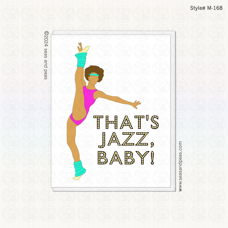 "That's Jazz, Baby!" All Occasion Card