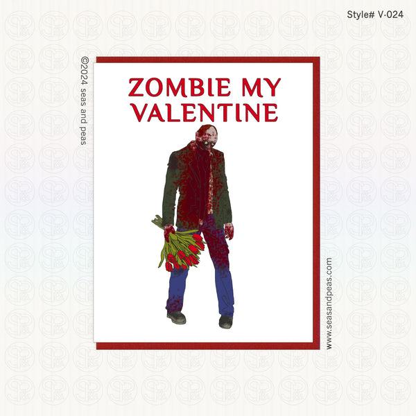 Zombie Valentine's Day Card