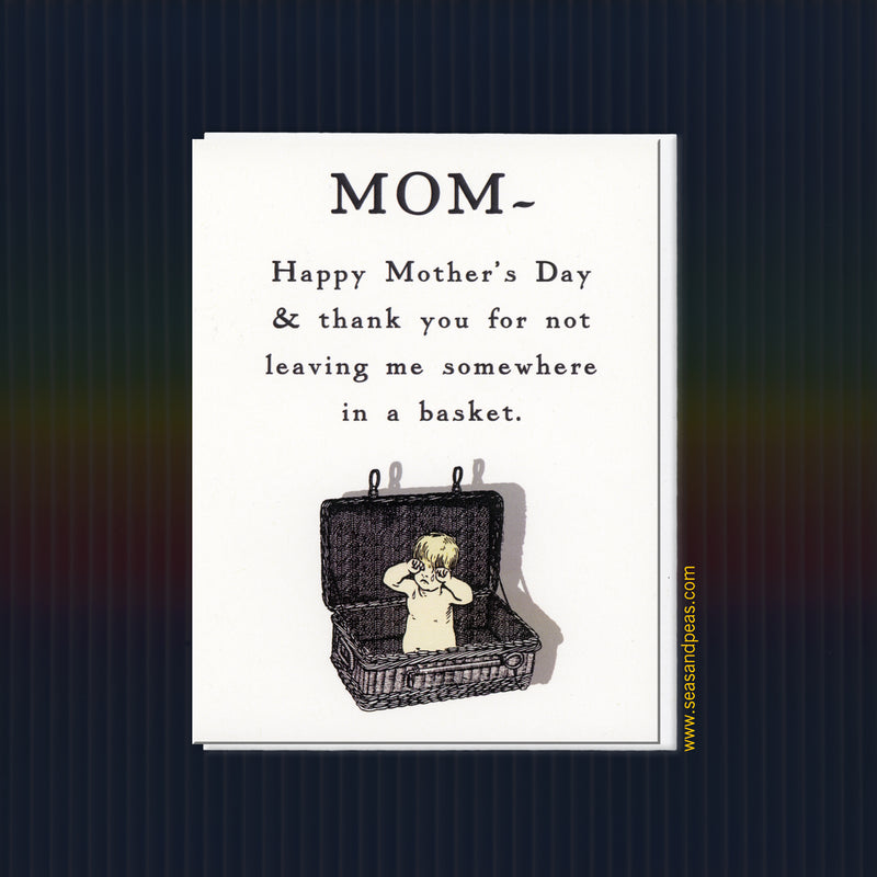 In A Basket Mother's Day Card - Seas and Peas