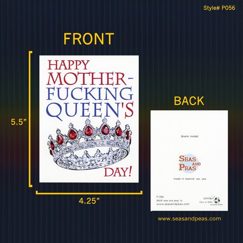 A Mother-Effing Queen Mother's Day Card