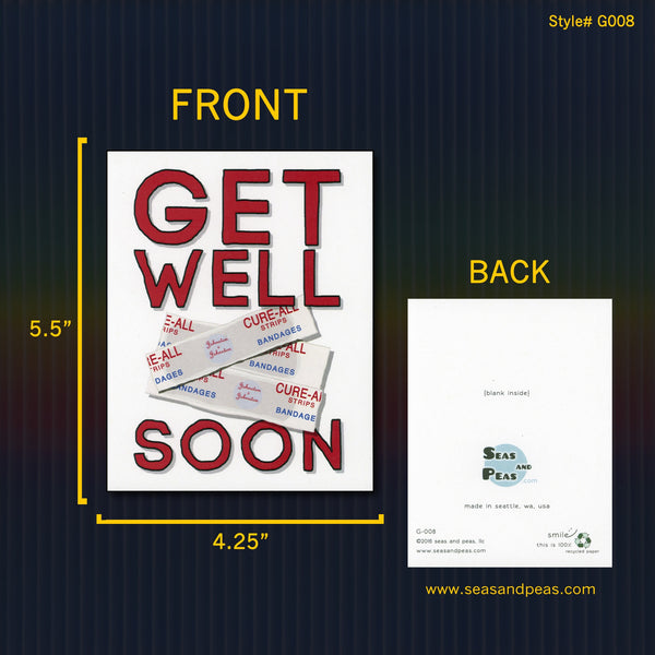 Buncha Bandages Get Well Card