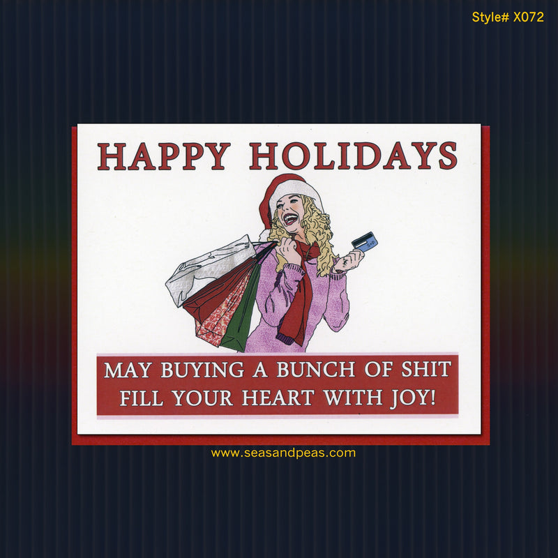 Buying Sh*t Christmas Card - Mature