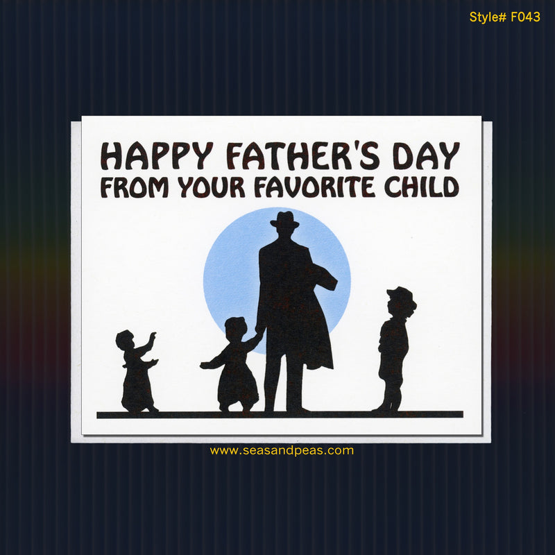 Favorite Child Father's Day Card