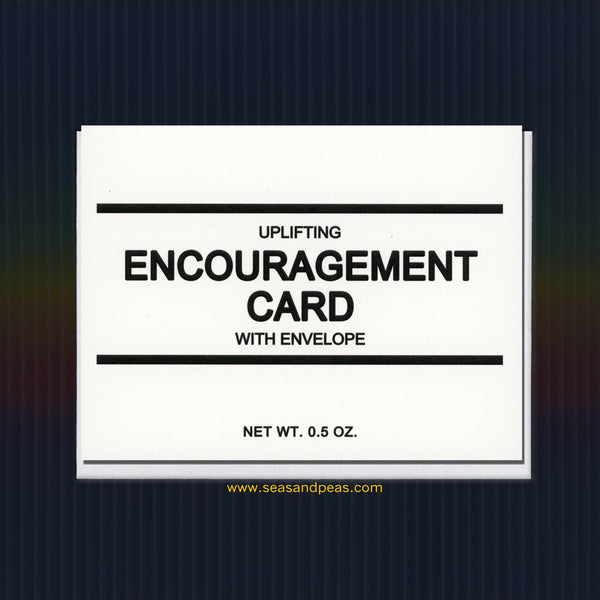 Generic Encouragement Card - Seas and Peas