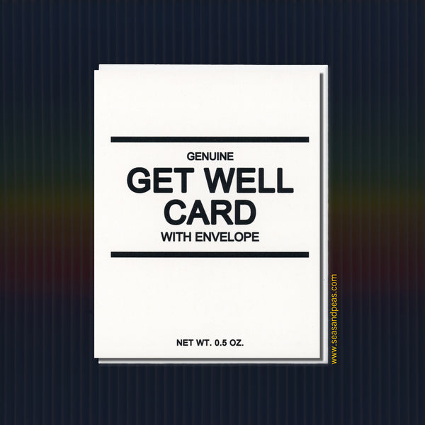 Generic Get Well Card - Seas and Peas
