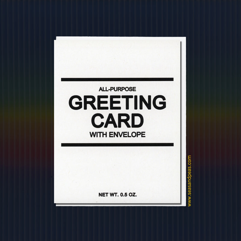 Generic Greeting Card - Seas and Peas