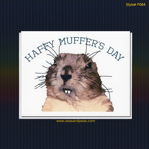 "Haffy Muffer's Day" Gopher Mother's Day Card