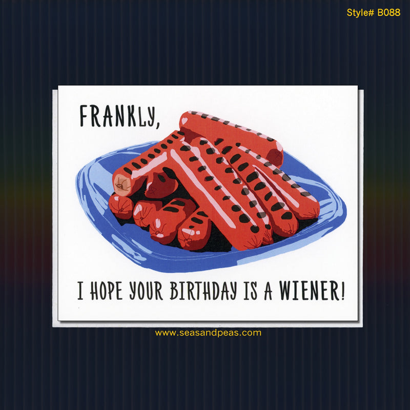 Birthday Wiener Birthday Card