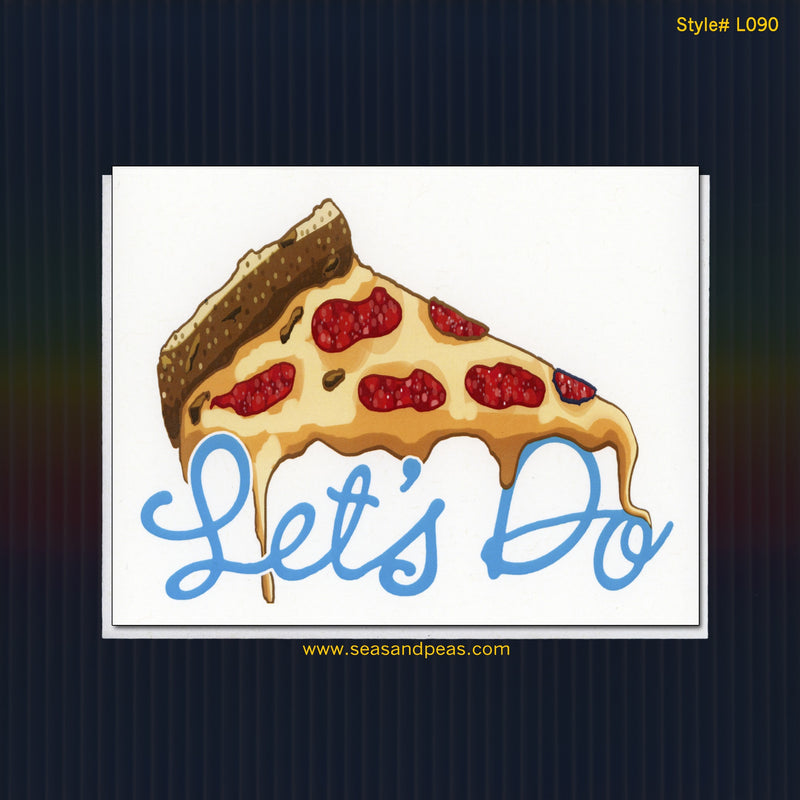 Let's Do Pizza Friendship Card