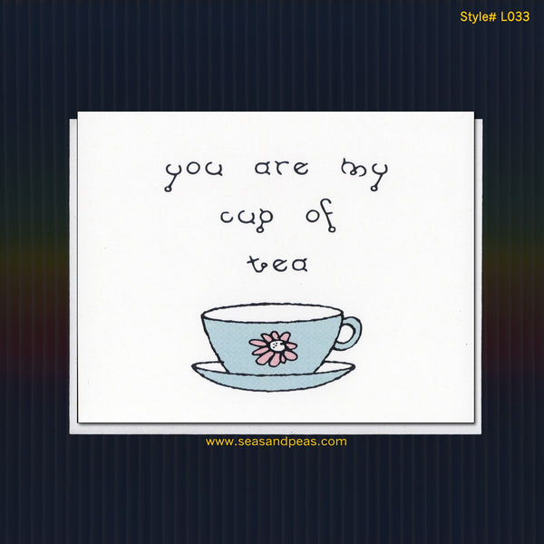 My Cup of Tea Valentine Love Card