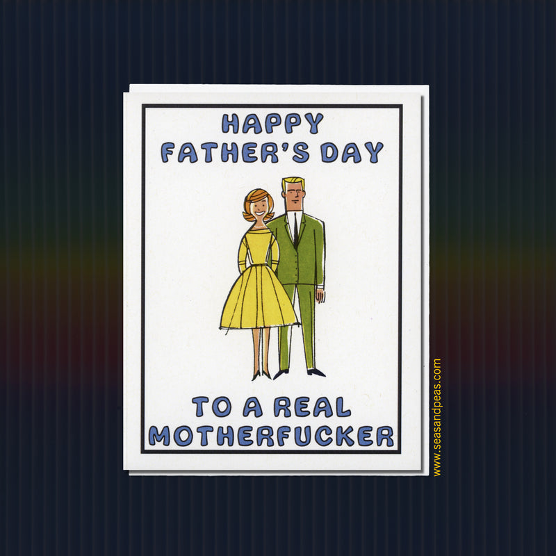 Real Mofo Father's Day Card - Seas and Peas