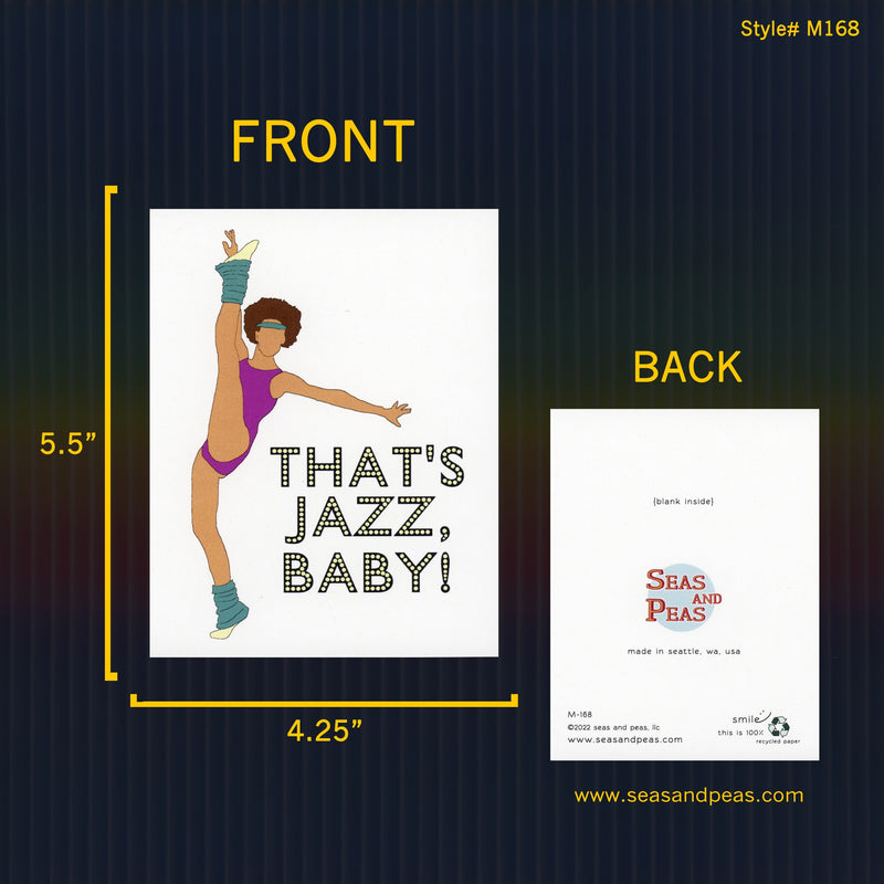 "That's Jazz, Baby!" All Occasion Card