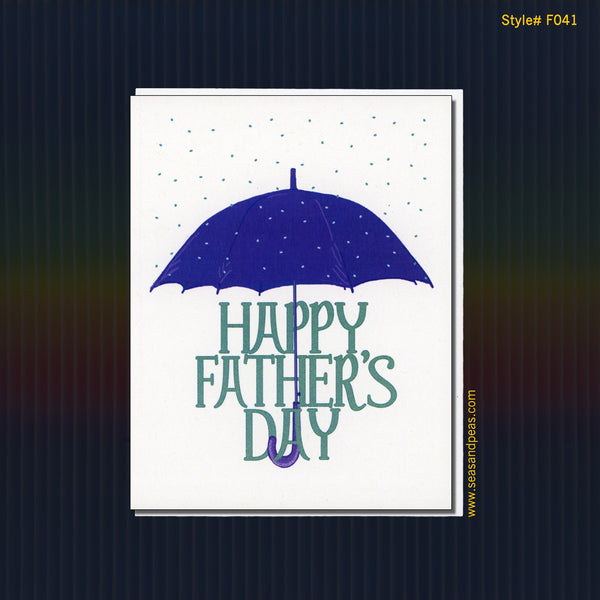 Umbrella Father's Day Greeting Card