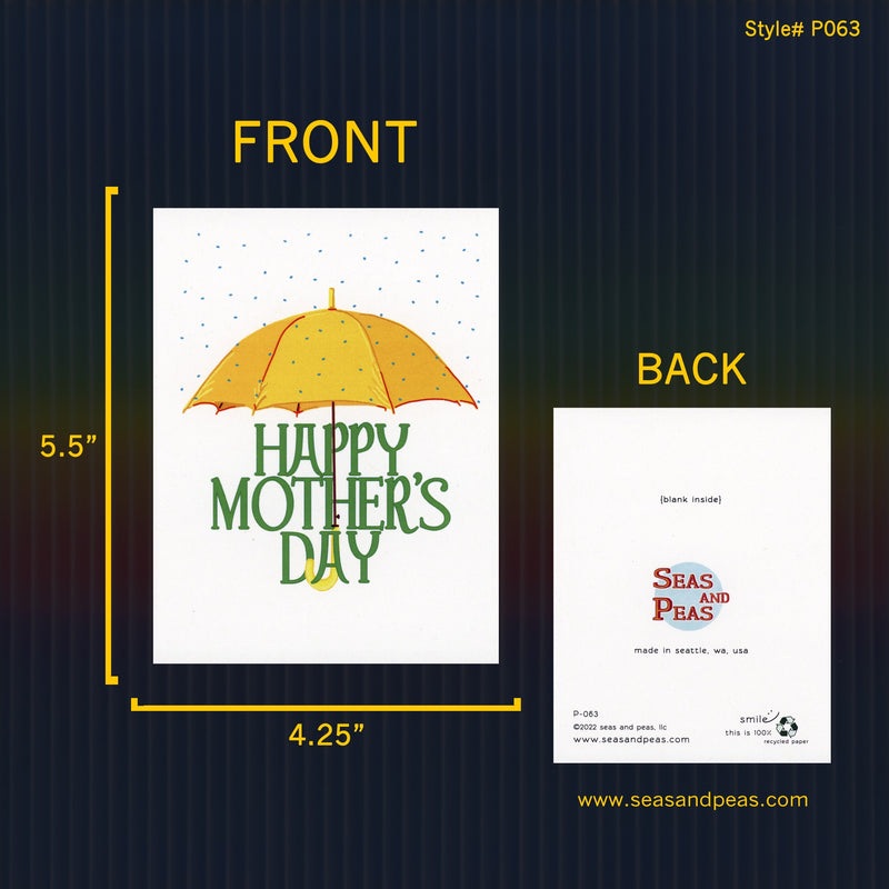Umbrella Mother's Day Greeting Card
