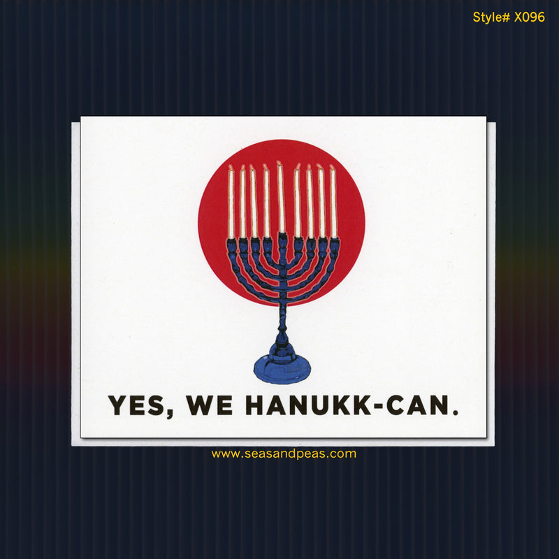 Yes We Can Hanukkah Card